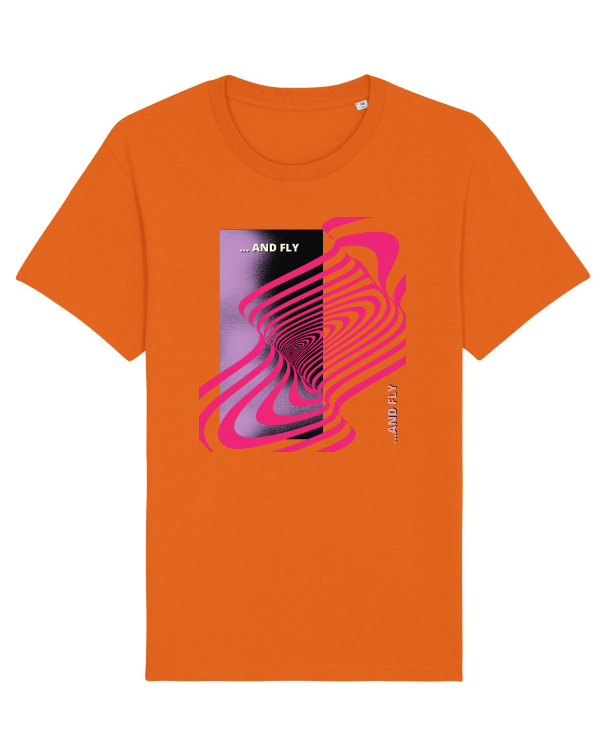 Tricou mânecă scurtă Unisex Rocker Bright Orange