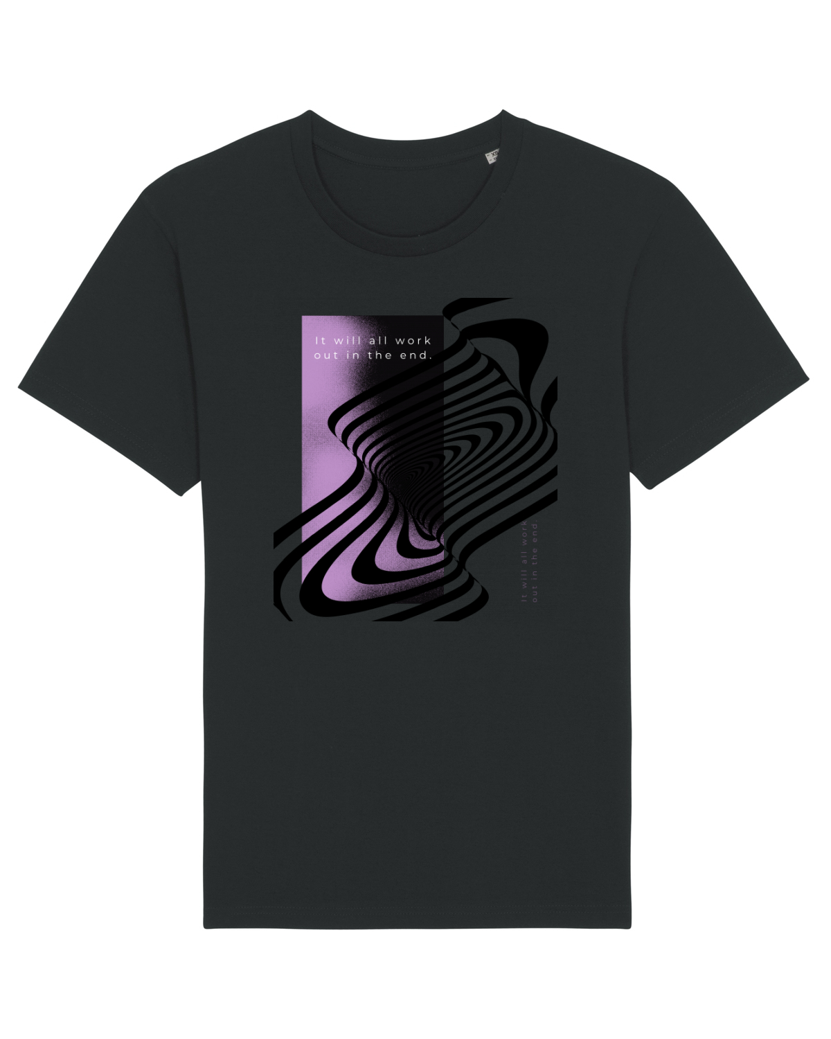 Tricou mânecă scurtă Unisex Rocker Black