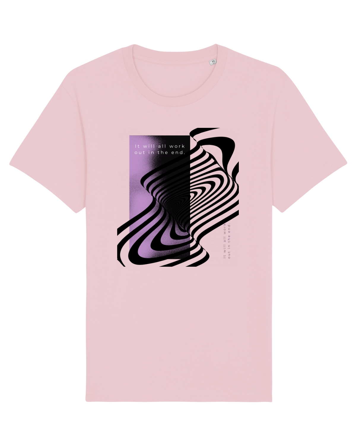 Tricou mânecă scurtă Unisex Rocker Cotton Pink