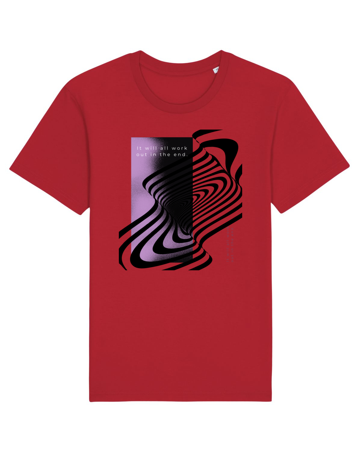 Tricou mânecă scurtă Unisex Rocker Red