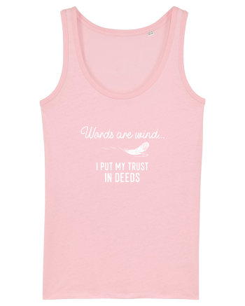 Words are wind Cotton Pink