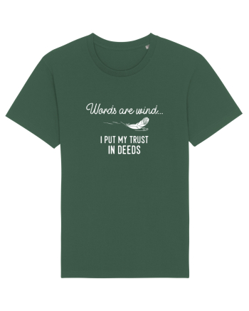 Words are wind Bottle Green