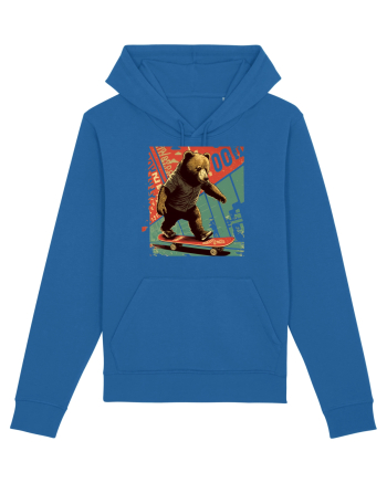 Urs pe skateboard Royal Blue