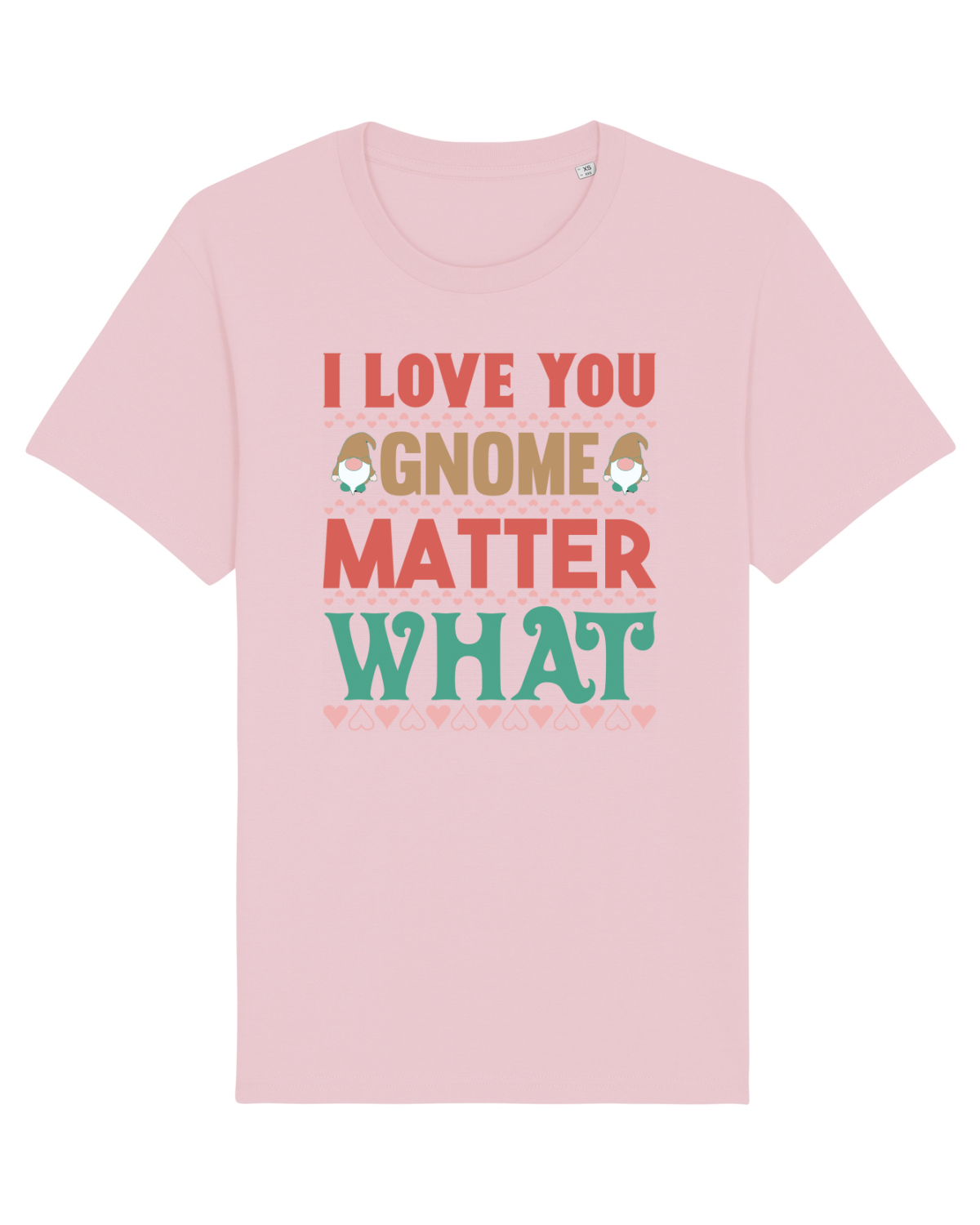 Tricou mânecă scurtă Unisex Rocker Cotton Pink
