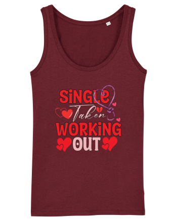 Single Taken Working Out Burgundy