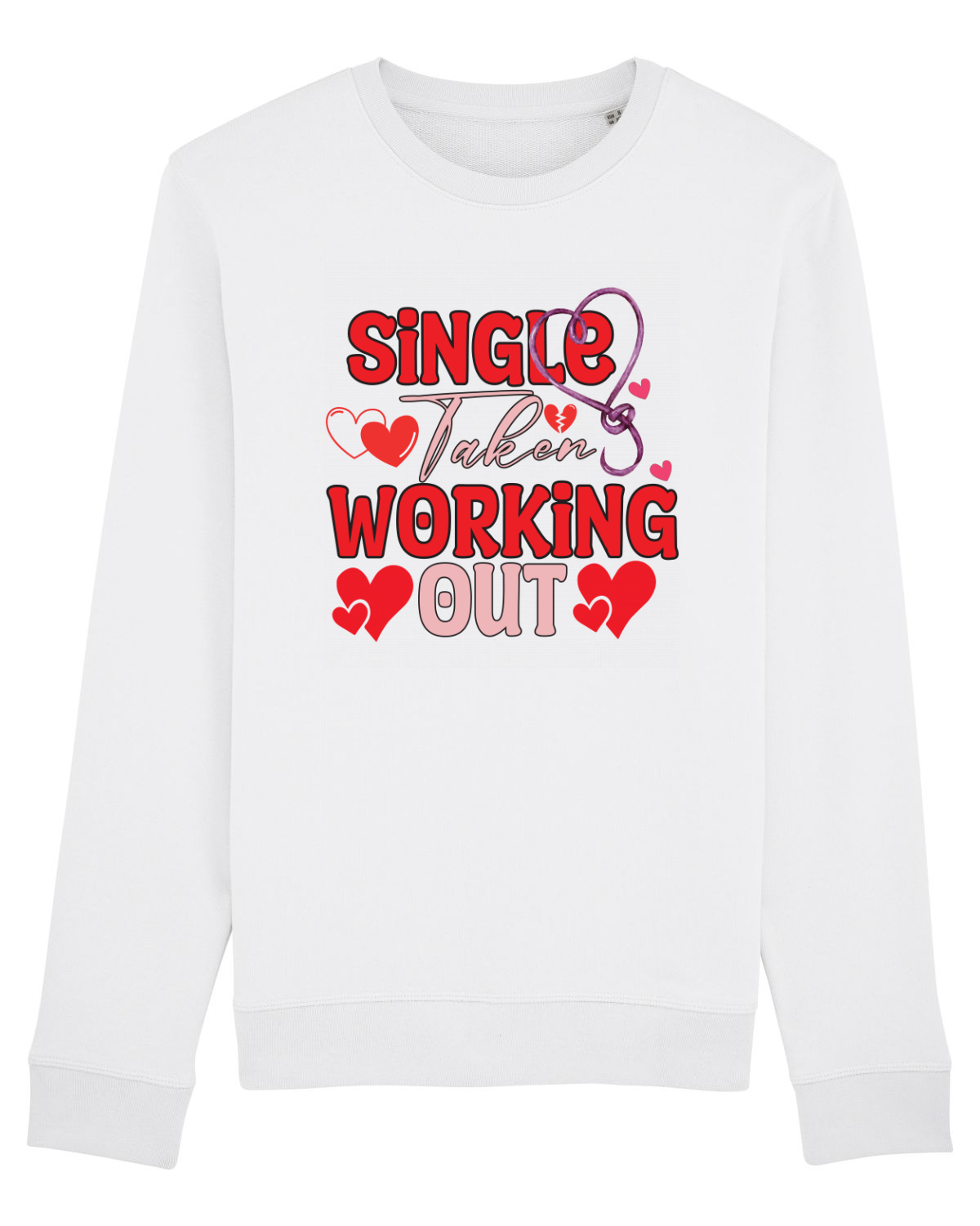 Bluză mânecă lungă Unisex Rise White