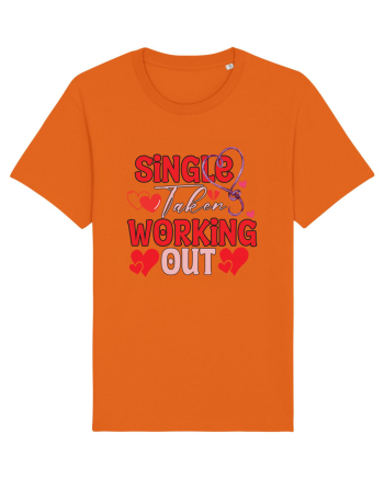 Single Taken Working Out Bright Orange
