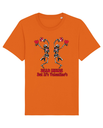 Dead Inside But It's Valentine's Bright Orange