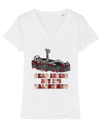 Dead Inside But It's Valentine's Tricou mânecă scurtă guler V Damă Evoker