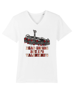 Dead Inside But It's Valentine's Tricou mânecă scurtă guler V Bărbat Presenter
