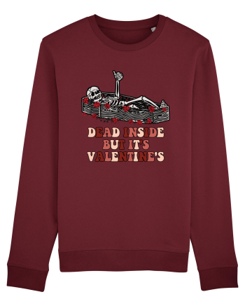 Dead Inside But It's Valentine's Burgundy