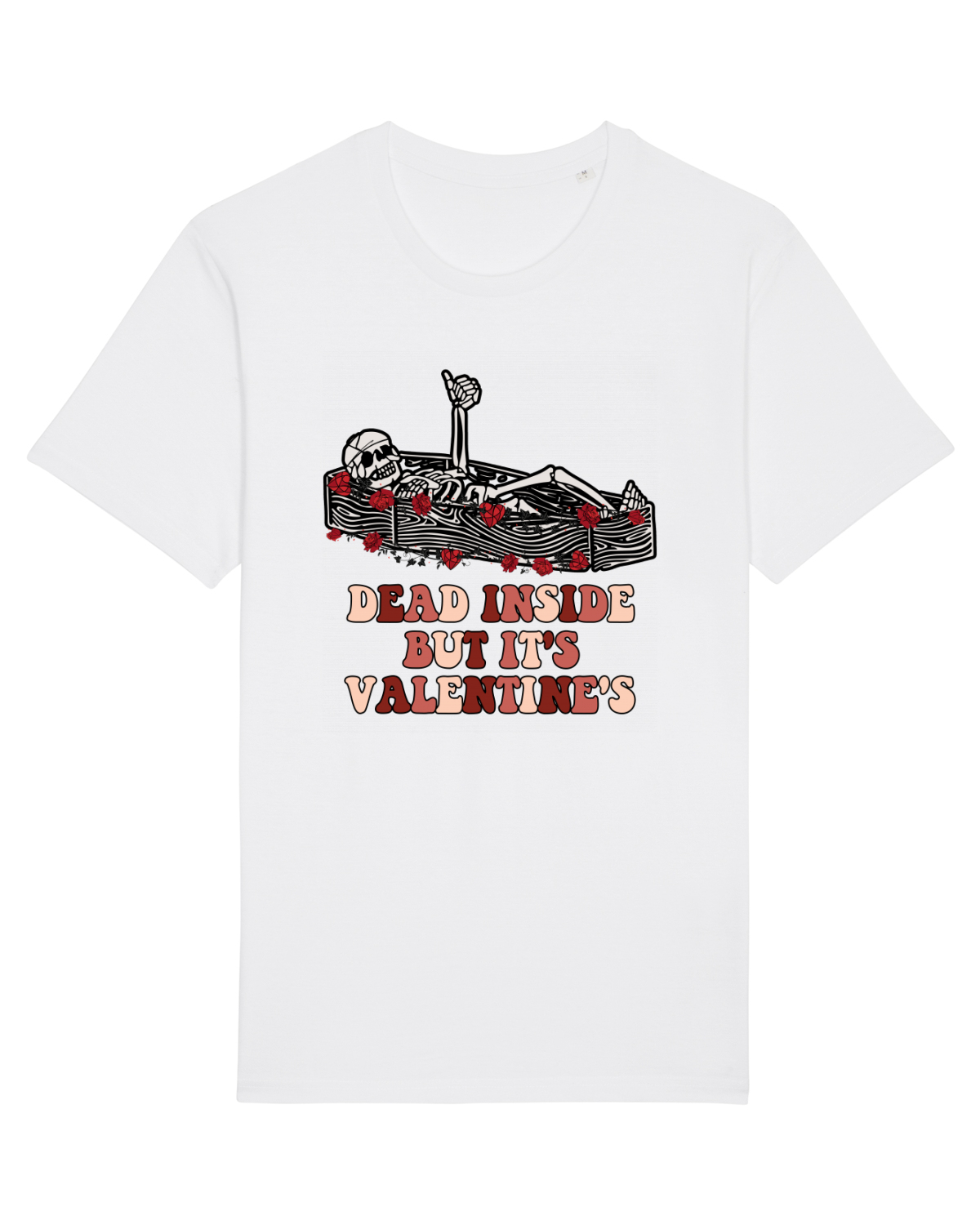 Tricou mânecă scurtă Unisex Rocker White