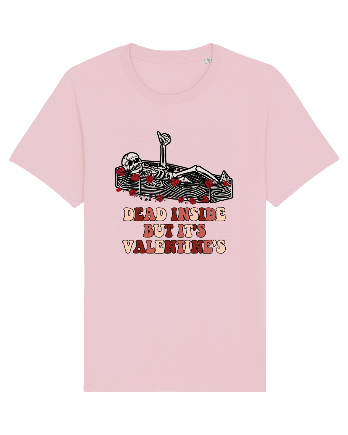Tricou mânecă scurtă Unisex Rocker Cotton Pink