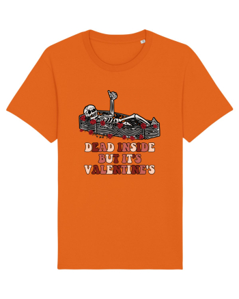 Dead Inside But It's Valentine's Bright Orange
