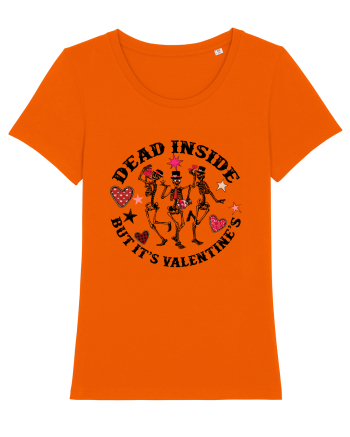 Dead Inside But It's Valentine's Bright Orange