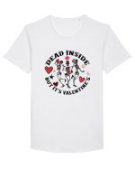 Dead Inside But It's Valentine's Tricou mânecă scurtă guler larg Bărbat Skater