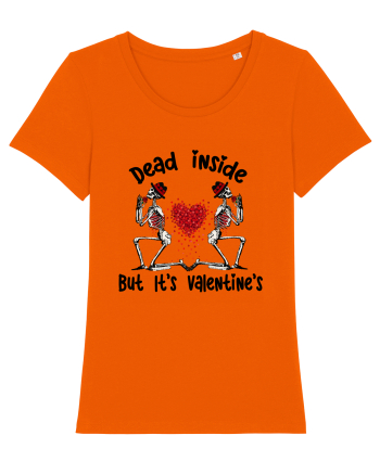 Dead Inside But It's Valentine's Bright Orange