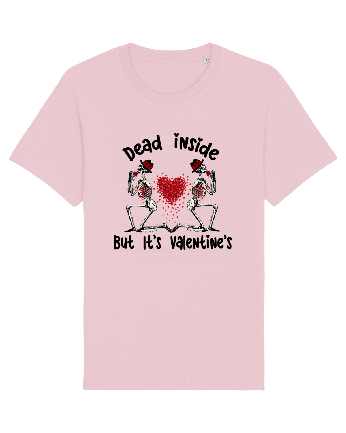 Tricou mânecă scurtă Unisex Rocker Cotton Pink