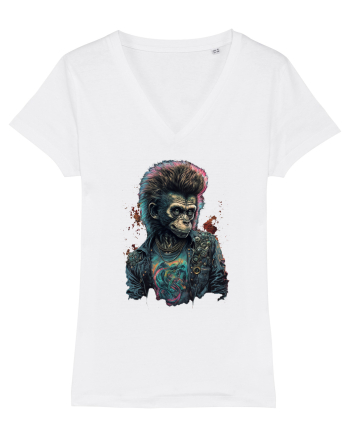 Cool monkey White