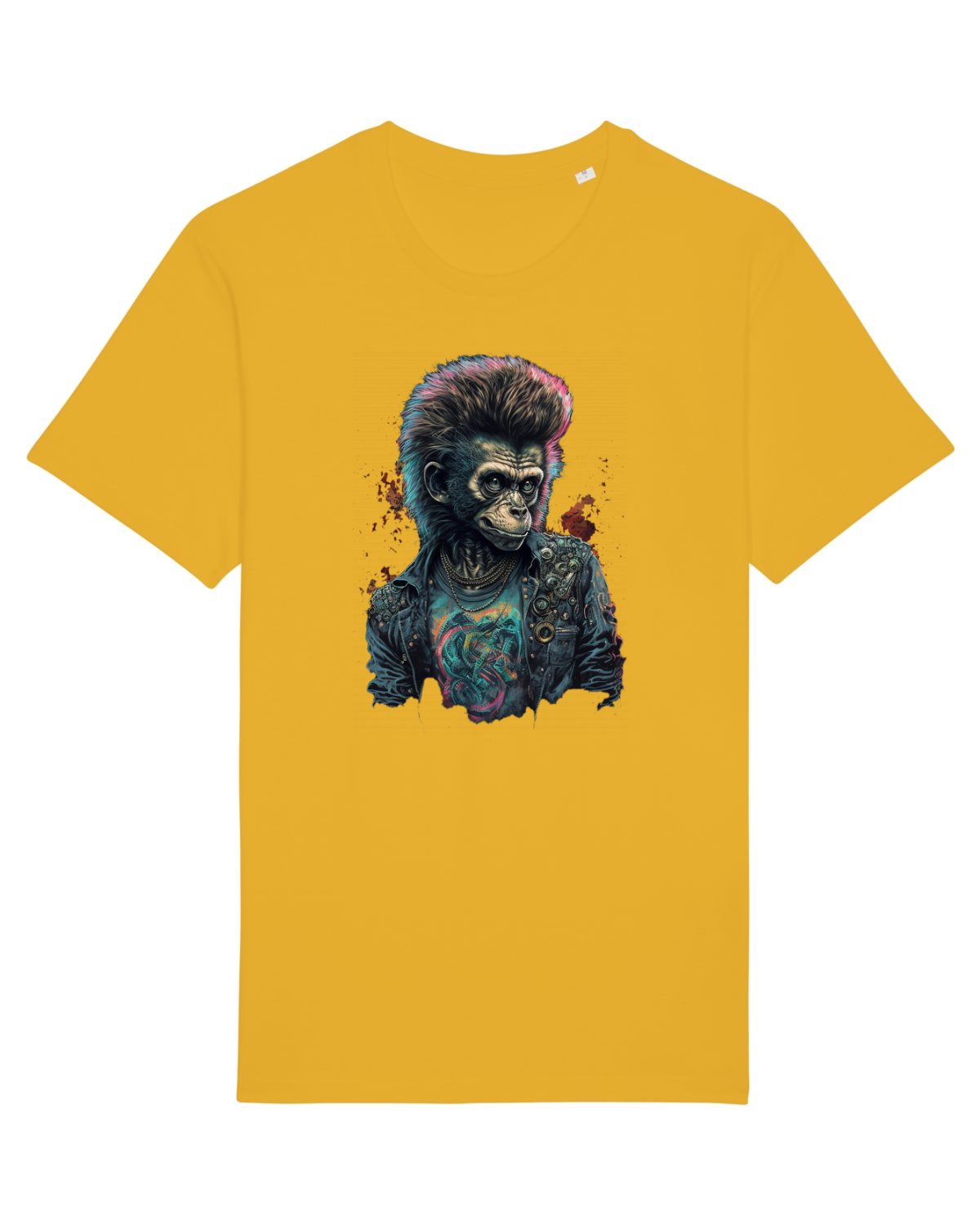 Tricou mânecă scurtă Unisex Rocker Spectra Yellow
