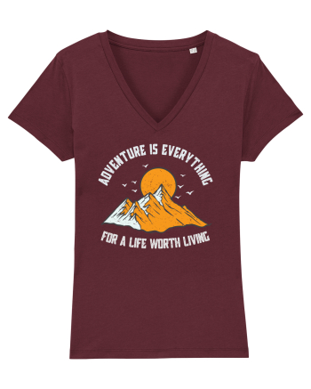 pentru montaniarzi - Adventure is everything Burgundy