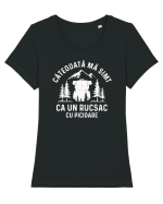 pentru montaniarzi - Ca un rucsac cu picioare Tricou mânecă scurtă guler larg fitted Damă Expresser