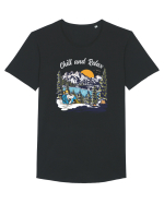 pentru montaniarzi - Chill and relax Tricou mânecă scurtă guler larg Bărbat Skater