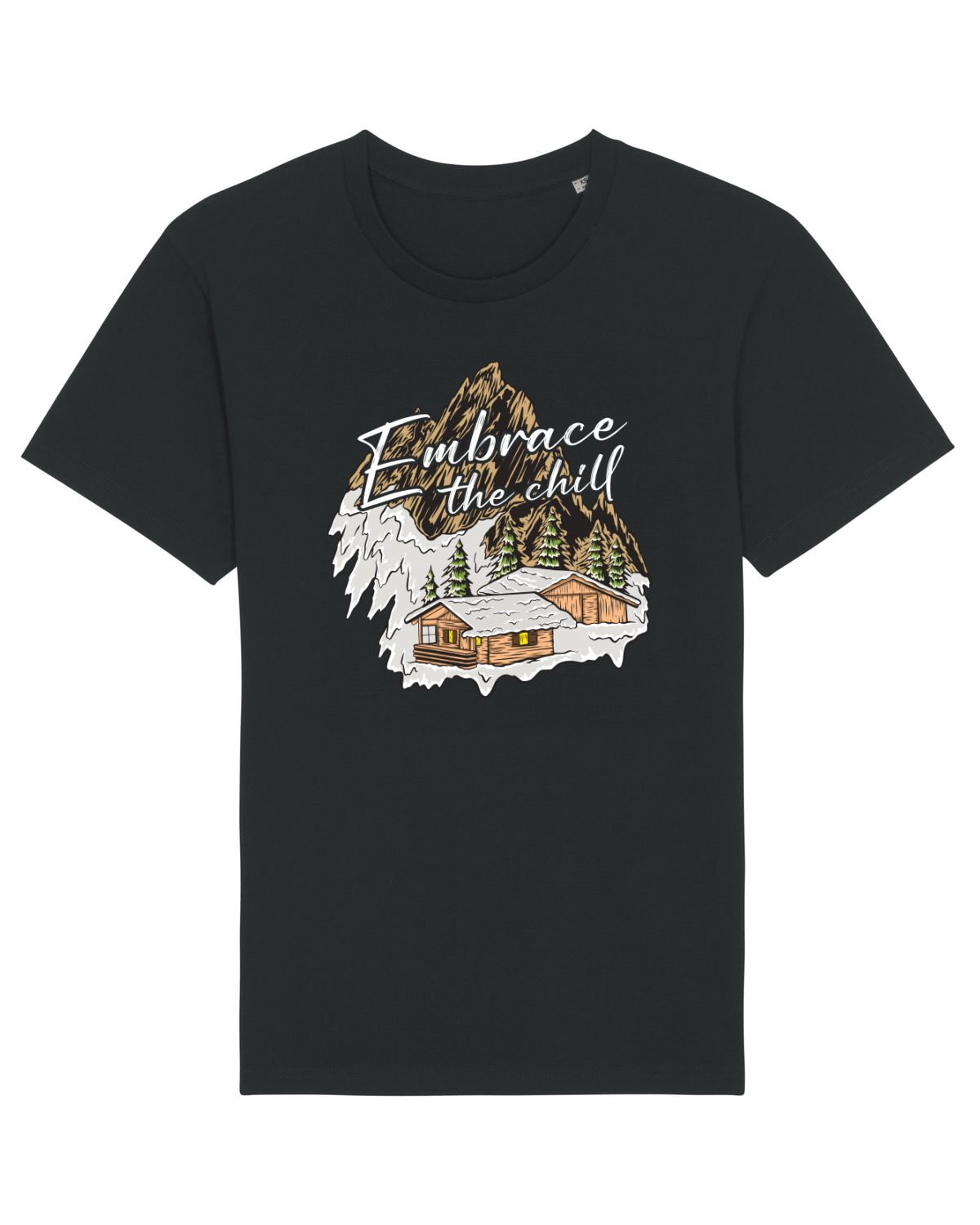 Tricou mânecă scurtă Unisex Rocker Black