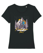 pentru montaniarzi - Freeze your fears Tricou mânecă scurtă guler larg fitted Damă Expresser