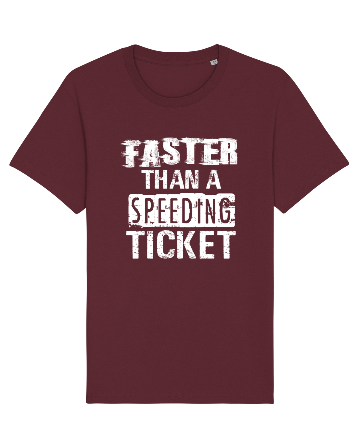 Tricou mânecă scurtă Unisex Rocker Burgundy