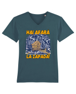 pentru montaniarzi - Hai afară la zăpadă ! Tricou mânecă scurtă guler V Bărbat Presenter