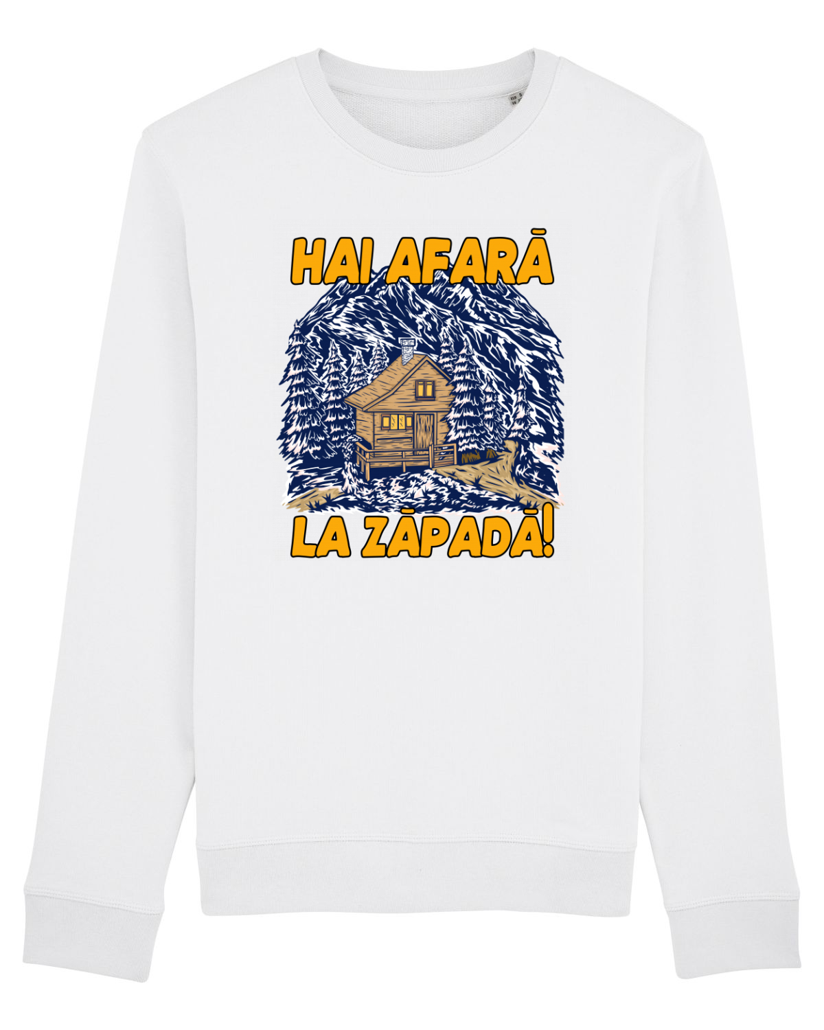 Bluză mânecă lungă Unisex Rise White
