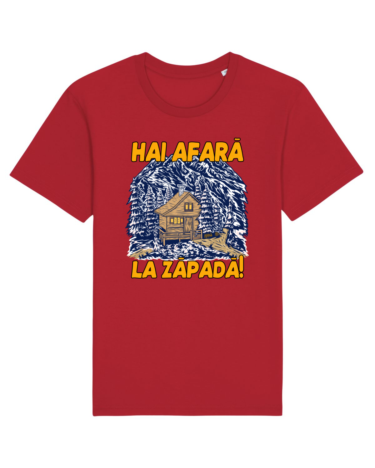 Tricou mânecă scurtă Unisex Rocker Red