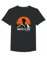 pentru montaniarzi - Iarna nu-i ca vara Tricou mânecă scurtă guler larg Bărbat Skater