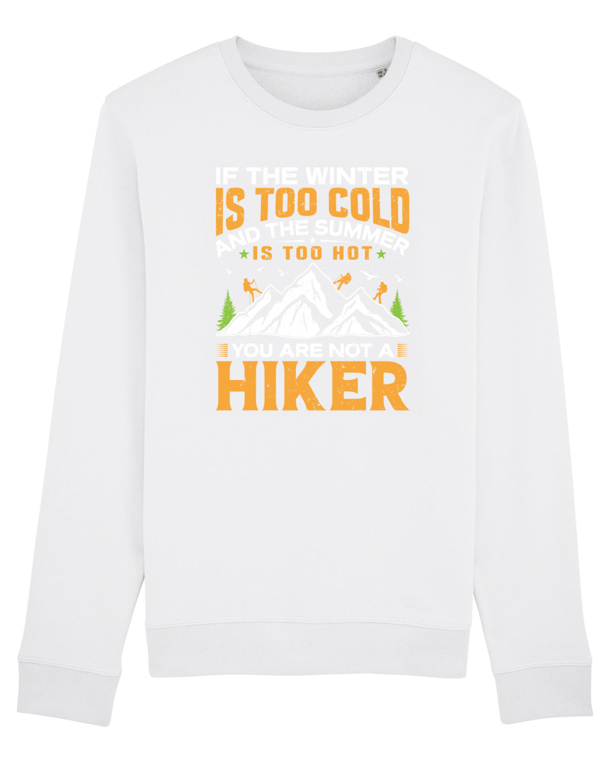 Bluză mânecă lungă Unisex Rise White