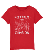 pentru montaniarzi - Keep calm and climb on Tricou mânecă scurtă  Copii Mini Creator