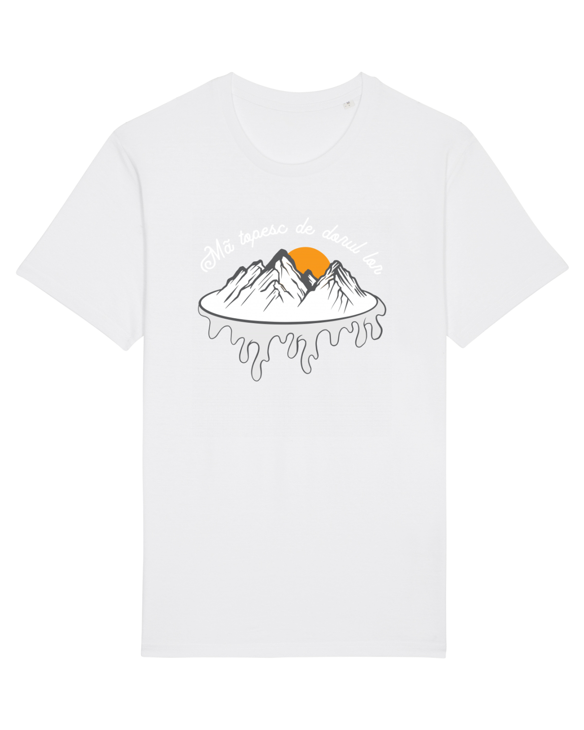 Tricou mânecă scurtă Unisex Rocker White