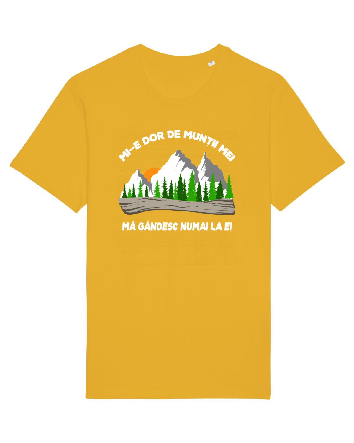 Tricou mânecă scurtă Unisex Rocker Spectra Yellow