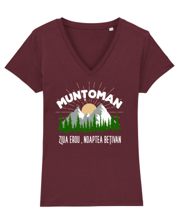pentru montaniarzi - Munțoman Burgundy
