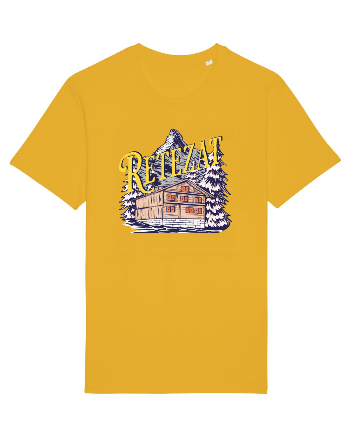 Tricou mânecă scurtă Unisex Rocker Spectra Yellow