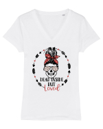 Dead Inside But It's Valentine's Tricou mânecă scurtă guler V Damă Evoker