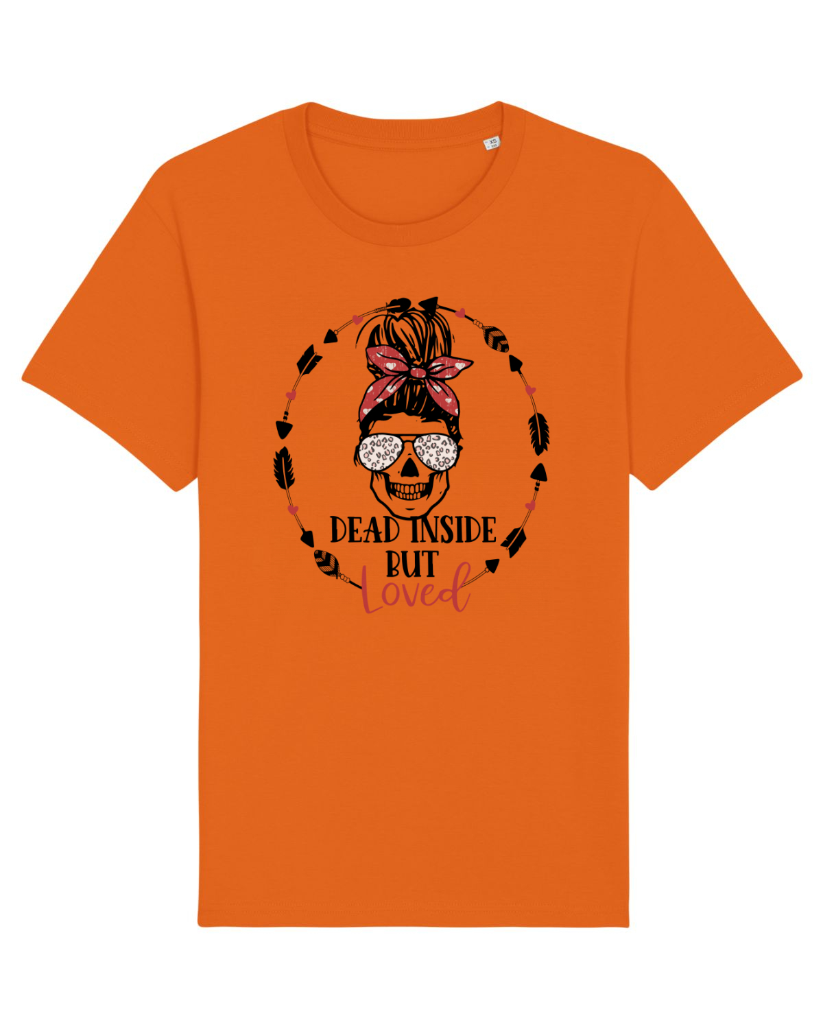 Tricou mânecă scurtă Unisex Rocker Bright Orange