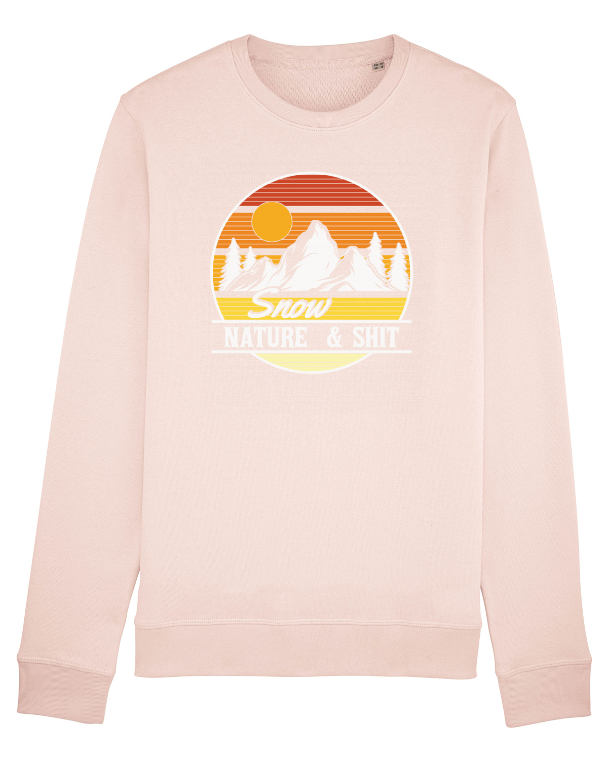 Bluză mânecă lungă Unisex Rise Candy Pink