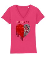 Forever Tricou mânecă scurtă guler V Damă Evoker