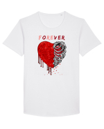 Forever Tricou mânecă scurtă guler larg Bărbat Skater