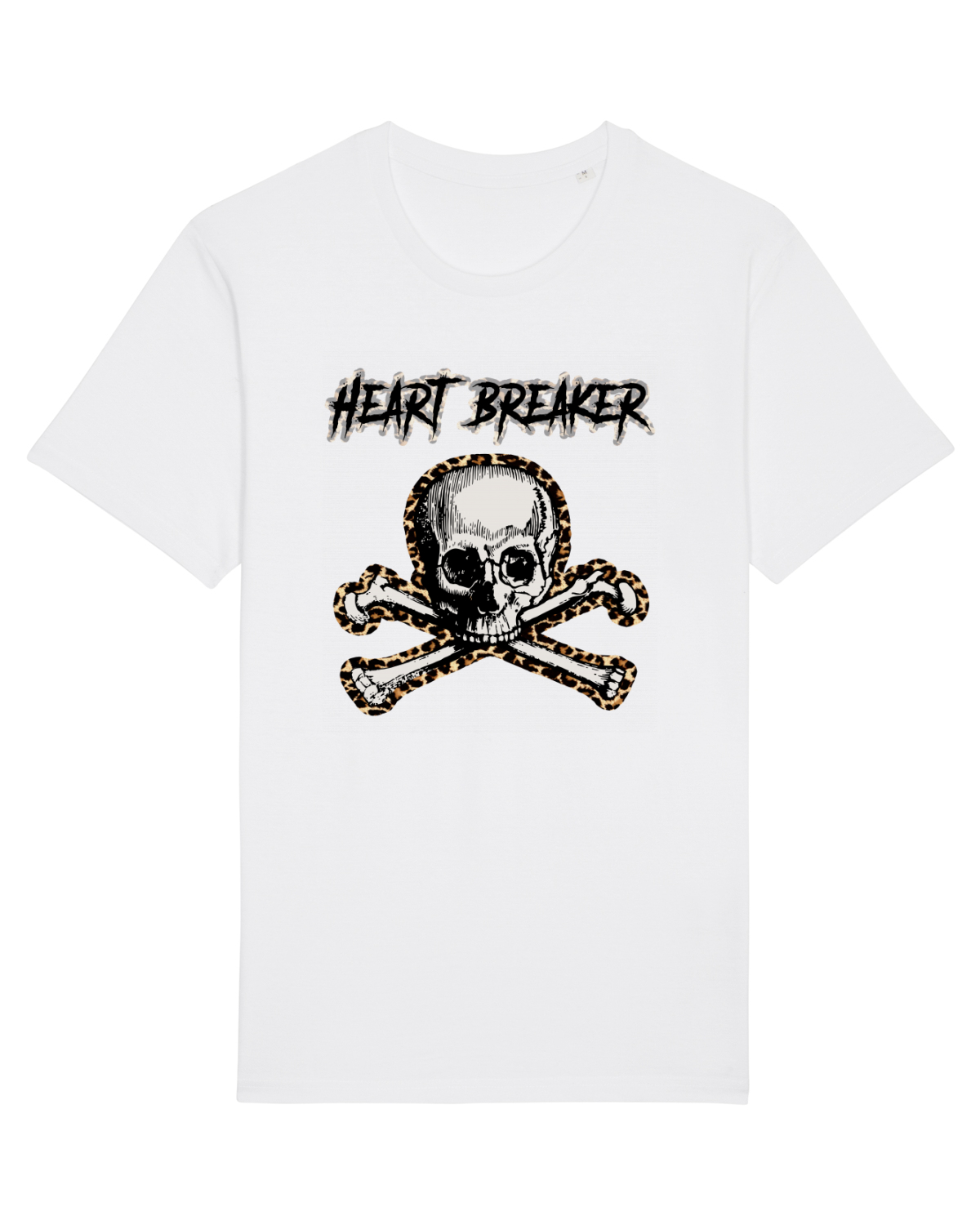 Tricou mânecă scurtă Unisex Rocker White