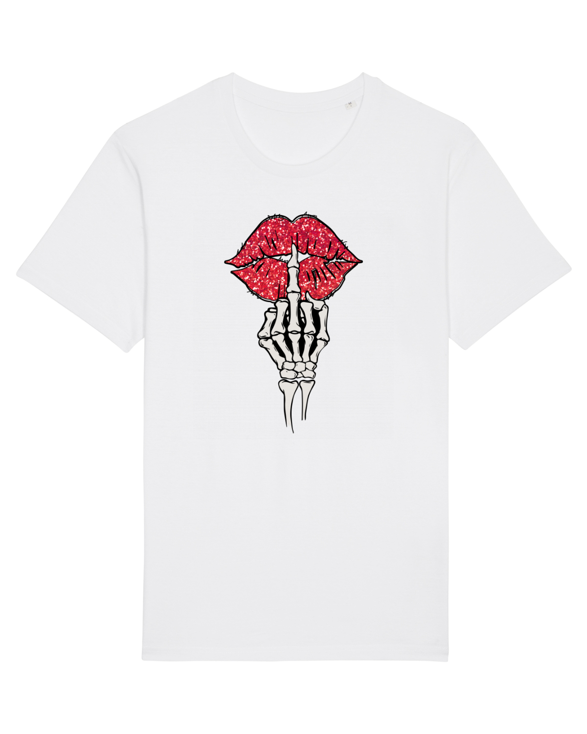 Tricou mânecă scurtă Unisex Rocker White