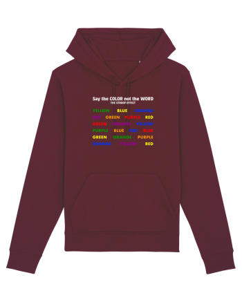 Stroop Effect Burgundy