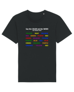 Stroop Effect Tricou mânecă scurtă Unisex Rocker