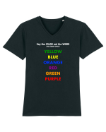 Stroop Effect Tricou mânecă scurtă guler V Bărbat Presenter